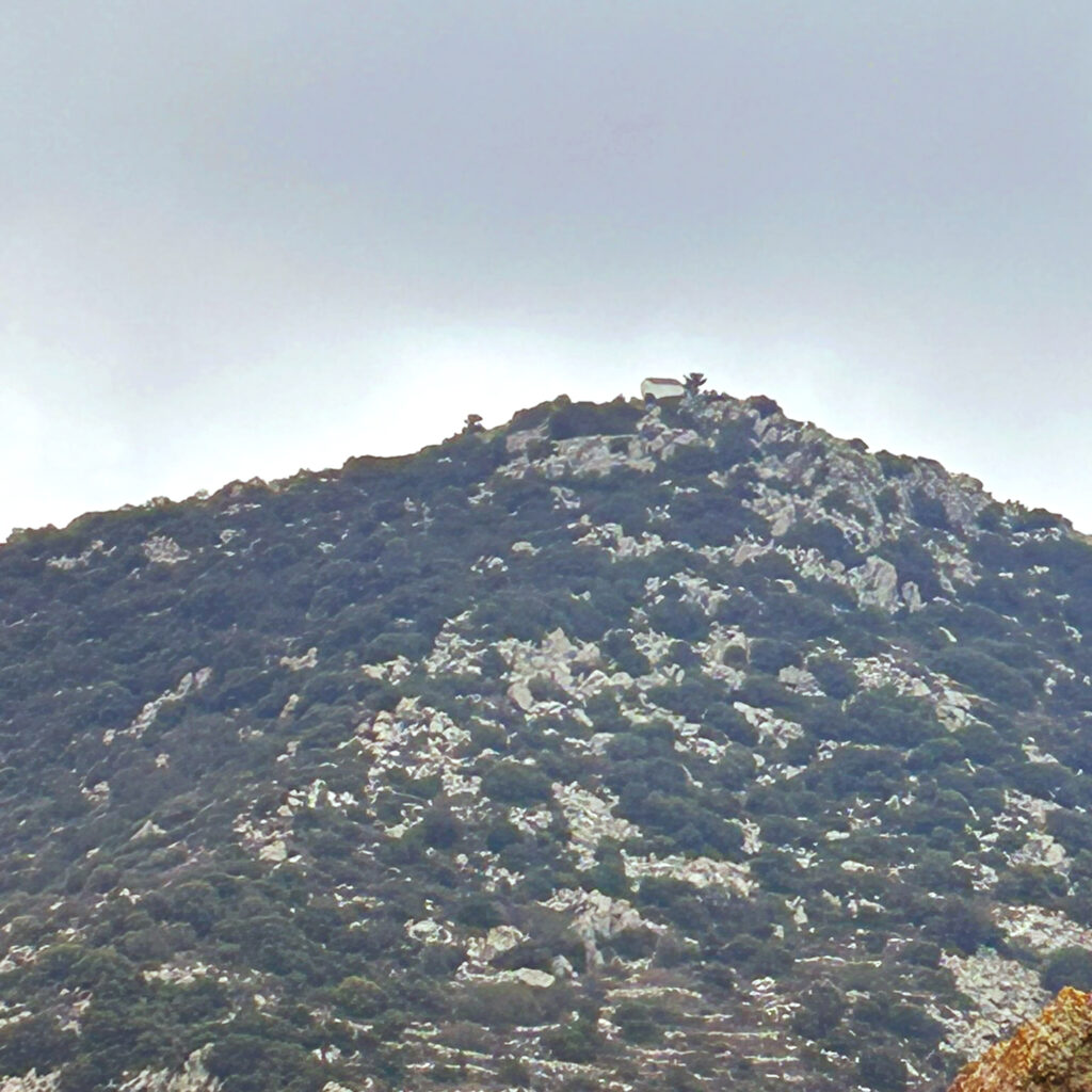 Monte Oros en la isla griega de Egina