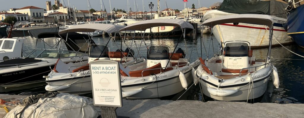 Medios de transporte para moverte por Egina, Grecia
