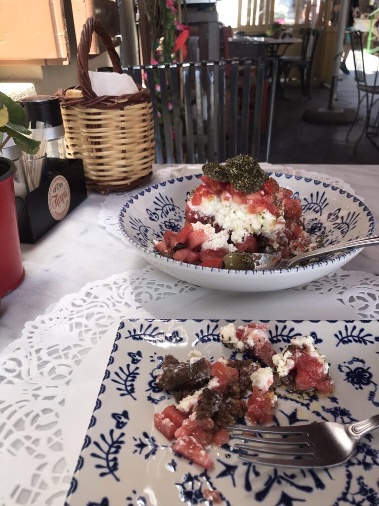 desayuno puerto de egina